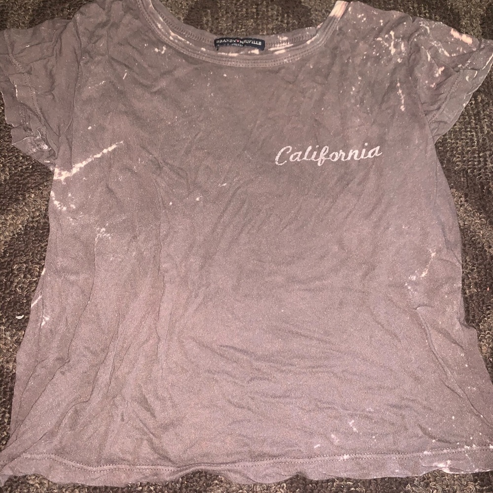 Brandy Melville Cropped California Graphic Tee